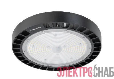 Светильник светодиодный ДСП IB 10 S 150W VW 850 BK D298xH112мм 150Вт 5000К IP65 High Bay подвес черн. Русский Свет 16091023047