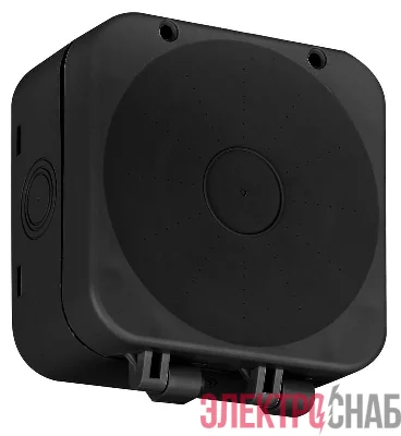 Коробка распределительная133х120х60 двухкомпонентн. для видеокамер HF IP68 черн. Ruvinil 67080Ч