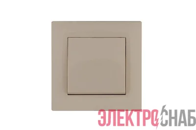 Выключатель 1-клав. Karea RIZZ крем Makel 88010001