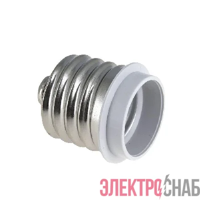 Переходник E40-E27 бел. EKF AD-E40-E27-w