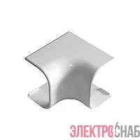 Угол для кабель-канала РКК внутренний 74х55 Арктика бел. Ruvinil УВН-74х55