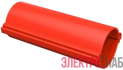 Труба гладкая ПВХ жесткая разборная d110мм красн. (дл.3м) IEK CTR30-110-K04-003