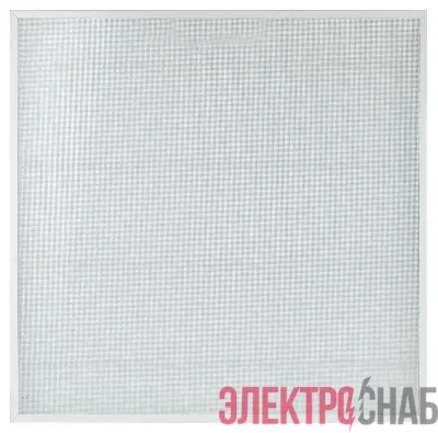 Светильник светодиодный SPO-910-2-65K-045 45Вт 6500К IP40/IP20 4725лм 595х595х40 ДВО рассеив. микропризма с проводом панель Эра Б0046480