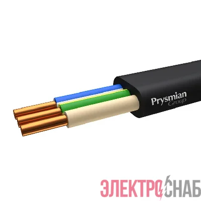 Кабель ВВГ-Пнг(А)-LS 3х1.5 ОК (N PE) 0.66кВ (бухта) (м) РЭК-PRYSMIAN 1603040101