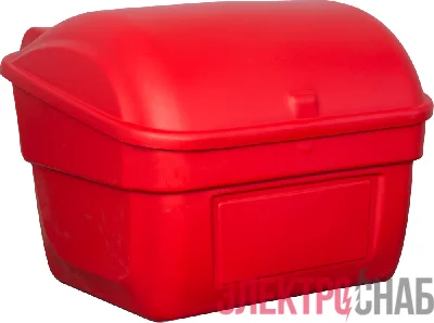 Контейнер для песка с крышкой, 220л. красный КДП-220 КДП-220