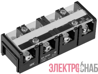 Блок зажимов БЗН ТС-604 16кв.мм 60A 4 пары IEK YZN42-04-016-K02