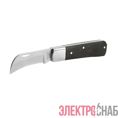 Нож для снятия изоляции большой складной с изогнутым лезвием №2 (14202) SHTOK 376548