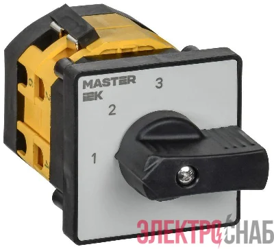 Переключатель кулачковый 10А (сх. 82) стандартная рукоятка IEK MI-CS10-010-082