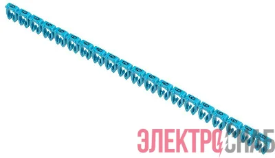 Маркер открытого типа KE 4-6кв.мм символ "6" (уп.500шт) IEK UMK-KE3-6