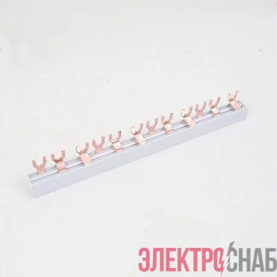 Шина соединительная BBS-MD63 FORK 3п 18 присоединений для модульной аппаратуры YON BBS-MD63F-3P18