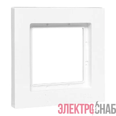 Рамка 1-м Эпика IP44 пластик бел. EKF UP1-FPW-01-44