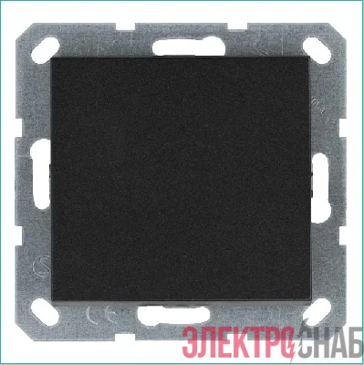 Выключатель 1-кл. 10А IP20 механизм анрацит Jasmart G3011B