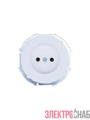 Розетка 1-м СП OSEN без заземл. ПБТ бел. LEZARD 743-0288-121B