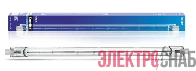 Лампа галогенная J254 1500Вт линейная R7s 3000К 240В лин. 254мм Camelion 2939