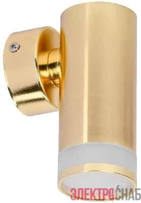 Светильник 4008 настенный под лампу GU10 золото IEK LT-UBB0-4008-GU10-1-K22