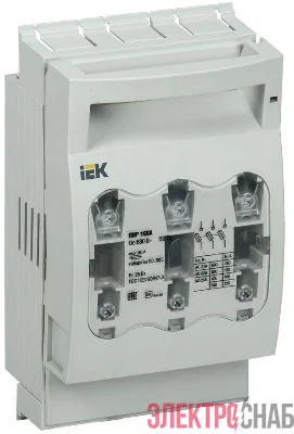 Выключатель-разъединитель-предохранитель 160А KARAT IEK SRP-10-3-160