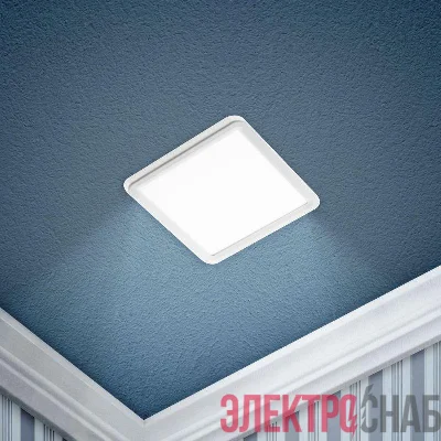 Светильник светодиодный встраив. LED 6-9-4K/1 9Вт 220В 4000К квадратный регулируемый ЭРА Б0046912