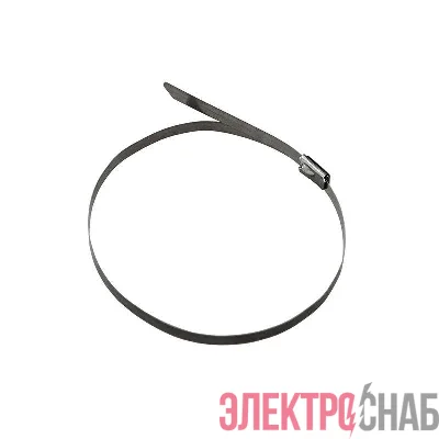 Хомут-стяжка стальной 4.6х200 (уп.100шт) Rexant 07-0208-100