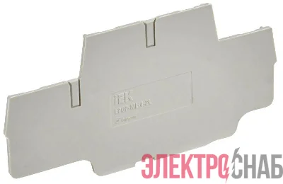 Заглушка для CP-ML 2 ур. 4кв.мм сер. IEK YCT23-00-2-K03-004-ZGL