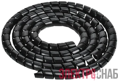 Спираль монтажная СПГ-20 черн. (уп.2м) IEK USWB1-20-02-K02