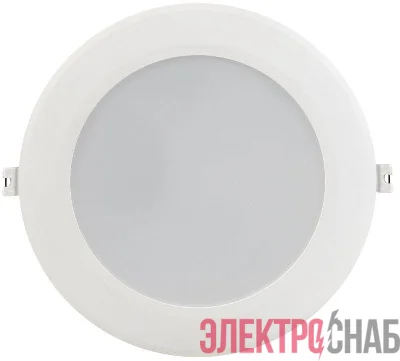 Светильник светодиодный ДВО 1717 24Вт 4000К IP40 круг бел. IEK LDVO0-1717-24-4000-K01