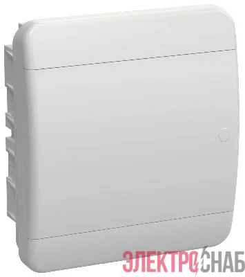 Корпус ЩРВ-П-8 TEKFOR IP41 бел. дверь пластик. IEK TF5-KP13-V-08-41-K01-K01