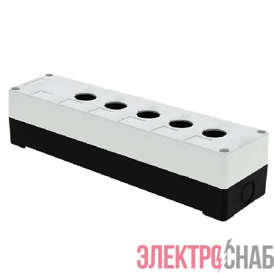Корпус КП105 5 кнопок бел. EKF cpb-105-w