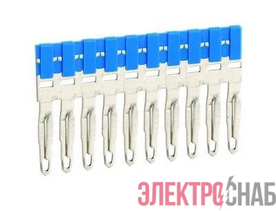 Перемычка втычная изол. 30 полюсов шаг 6мм син. DKC ZPTP0430B