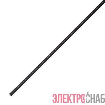 Трубка термоусадочная двустенная клеевая 16/4 (4:1) черн. 1м Rexant 23-1606
