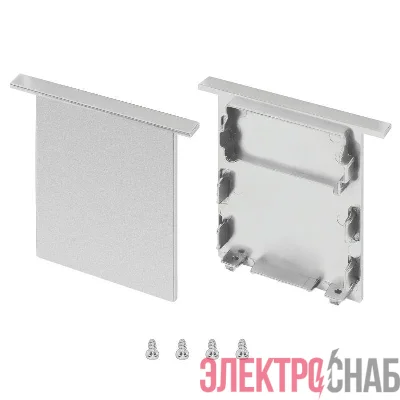 Заглушка SL-LINIA52-3L-F-MIDDLE глухая пластик (комплект) Arlight 044709