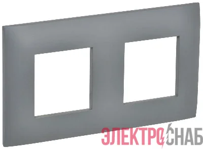 Рамка 2-м SKANDY SK-F02Gr сер. IEK SK-M22-K03
