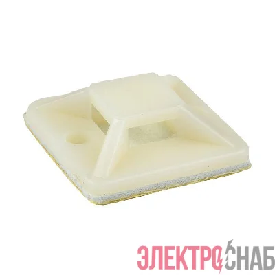 Площадка самоклеящаяся 30х30мм бел. (уп.100шт) EKF plc-30x30