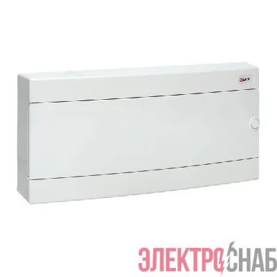 Щит распределительный навесной Unix 1х24мод. IP41 бел. дверь PROxima EKF ux-1x24-nw