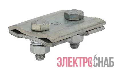 Зажим плашечный ПА-2-2 (9.6-11.4кв.мм) 3 болта PA-2-2 ЭРА Б0038783