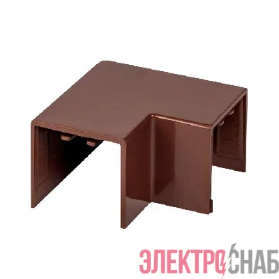 Поворот на 90град. 25х25 под темн. дерево Plast PROxima (уп.4шт) EKF abd-25-25x4