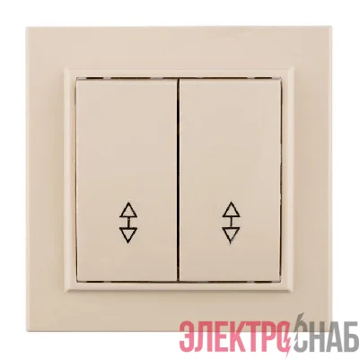 Переключатель проходной 2-кл. СП Минск 10А IP20 беж. EKF ERV10-026-20