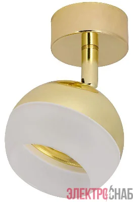 Светильник 4011 GX53 настенно-потолочный золото IEK LT-USB0-4011-GX53-1-K22