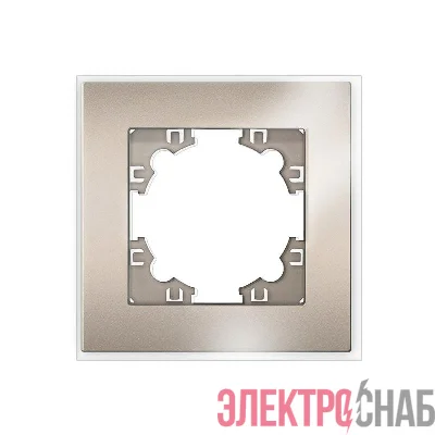 Рамка 1-м Афина стеклянная шампань UNIVersal 2278