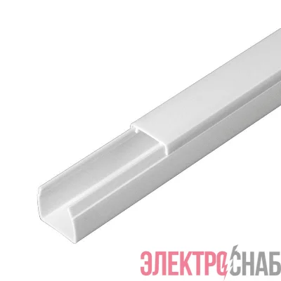 Кабель-канал 16х16 L2000 с двойн. замком бел. Промрукав PR.0616161