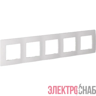 Рамка 5-м Etika бел. IEK 672505