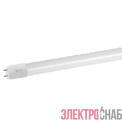 Лампа светодиодная RED LINE LED T8-10W-865-G13-600mm NTB 10Вт трубчатая холод. бел. G13 стекло неповоротн. Эра Б0056905