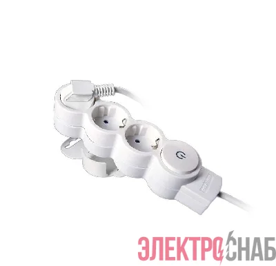 Удлинитель 3х3м с заземл. 3Gх0.75 с выкл. защ. шторки REV 32008 3
