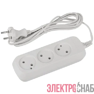 Удлинитель 3х1.5м без заземл. ШВВП 2х0.75 UDL-6-315 Greenline Эра Б0065043
