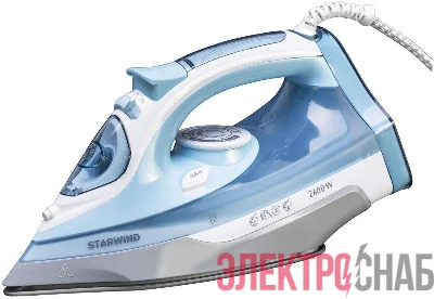 Утюг SIR2650 2600Вт голубой/бел. STARWIND 1462029