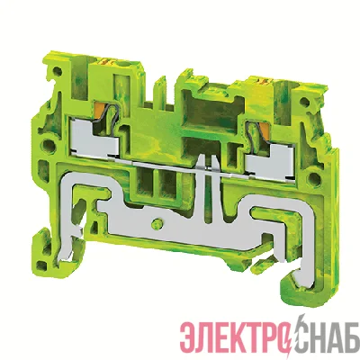 Клемма заземляющая push-in OptiClip CPG-2.5-PE-I-(0.2-2.5)-PEN КЭАЗ 331854