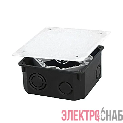 Коробка распаячная КМТ-010-022 для подштукатурного монтажа с клеммником и крышкой 107х107х50 PROxima EKF plc-kmt-010-022