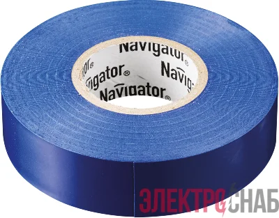 Изолента ПВХ 15мм (рул.10м) син. NIT-B15-10/B Navigator 71233
