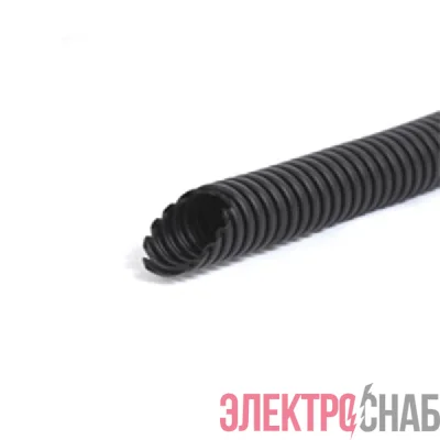 Труба гофрированная ПНД тяжелая d32мм с протяжкой черн. (уп.50м) Урал Пак ГФ-1110032-050