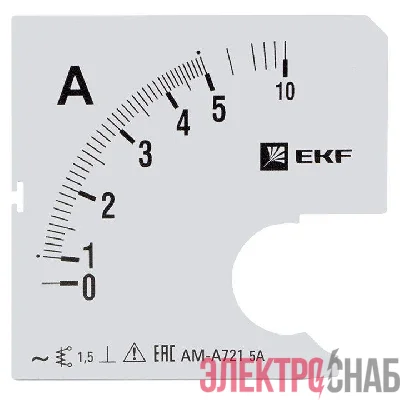 Шкала сменная для A721 5/5А-1.5 PROxima EKF s-a721-5