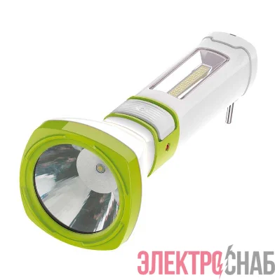 Фонарь аккумуляторный LED 5Вт 3 режима боков. панель COB 2Вт ЗУ КОСМОС KOCAc7035WLED